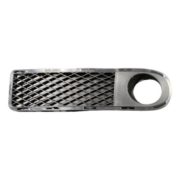 Moldura Milha Esquerdo Parachoque Vw Gol G3 1999 A 2005 Preto Esquerdo