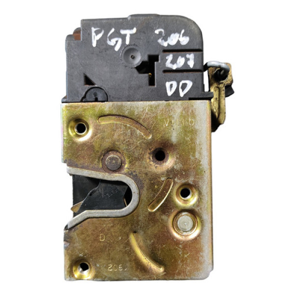 Fechadura Porta Dianteira Direita Peugeot 206 2007 A 2009