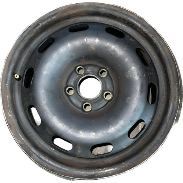  Roda De Ferro Vw Gol Polo Fox 2018 A 2023 Aro 15 1j0601027q Preto