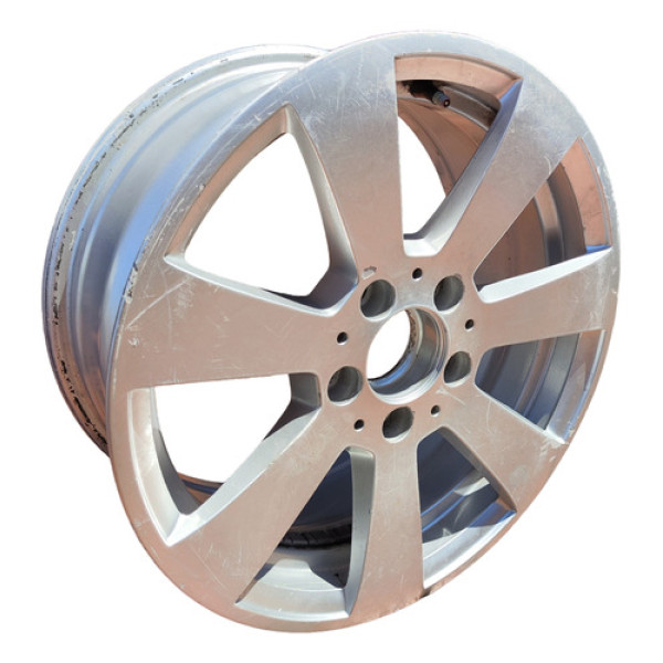 Roda Liga Leve C/detalhe Mercedes C180 C250 Aro 16 Prata