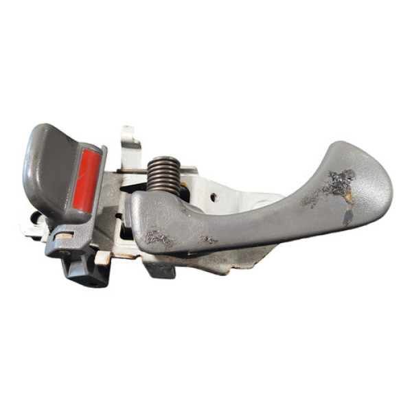 Maçaneta Interna Traseira Esquerda  Pajero Sport 2005 2006  Bege Traseira