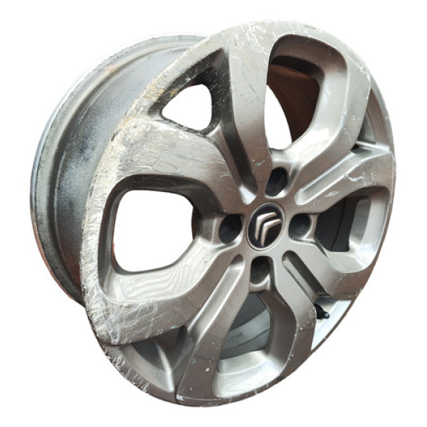 Roda Liga Leve Aro 16 C/detalhe Citroen Aircross 2018/2020 Prata