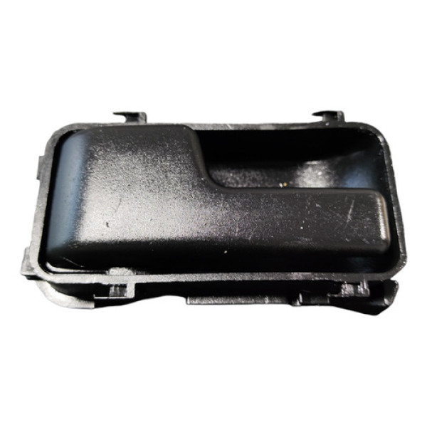 Maçaneta Interna Esquerda Fiat Uno Elba 1989 1990 A 1994 Preta Traseira