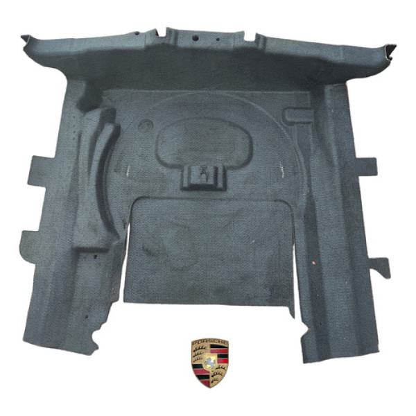 Forro Porta Malas Estepe Porsche Macan 2015 2016 2017 Preto