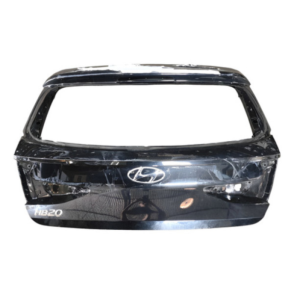 Tampa Traseira Porta Malas Hyundai Hb20 Hatc 2020 2021 2022 Preto
