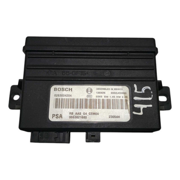 Modulo Sensor Estacionamento 9663821680 Peugeot 308 2012/14 9663821680