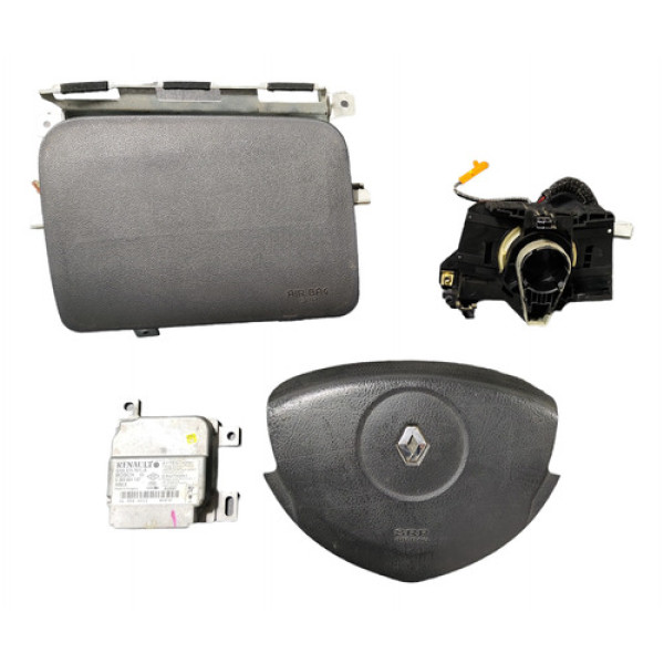 Kit Painel Tabelier Renault Clio 2006 A 2012 8200375761  Preto