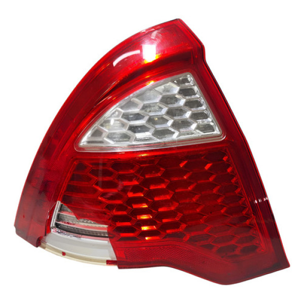 Lanterna Traseira Esquerda Ford Fusion 2.5 2010/2012 Detalhe Esquerdo/motorista Vermelho