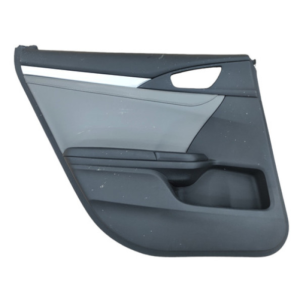 Forro Porta Tras Esq Honda Civic G10 2018 2019 2020 2021 Preto