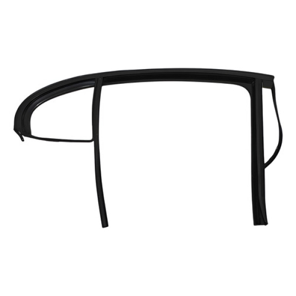 Borracha Canaleta Traseira Direita Renault Fluence 2011/2016 Preto