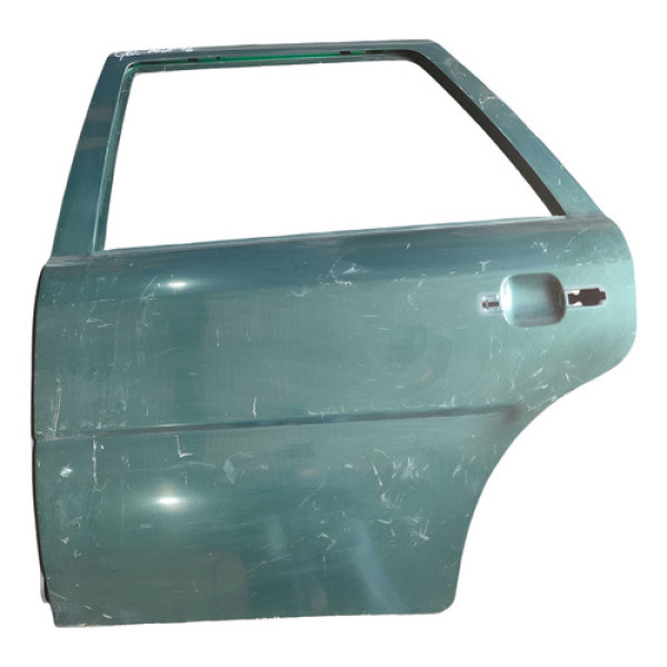 Porta Traseira Esq Volkswagen Gol G3 1999 2000 2001 A 2005 Traseira Esquerda Prateado