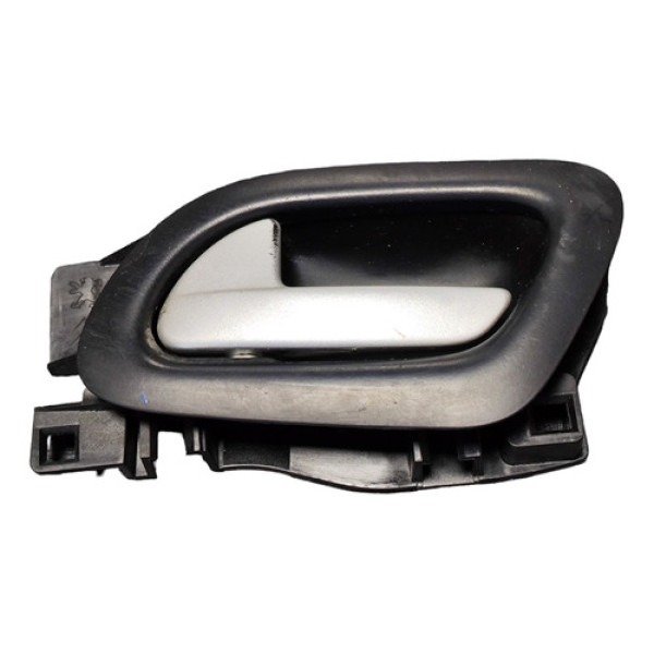Maçaneta Interna Dianteira Esquerda Citroen Aircross 2016 17 Preto Dianteira