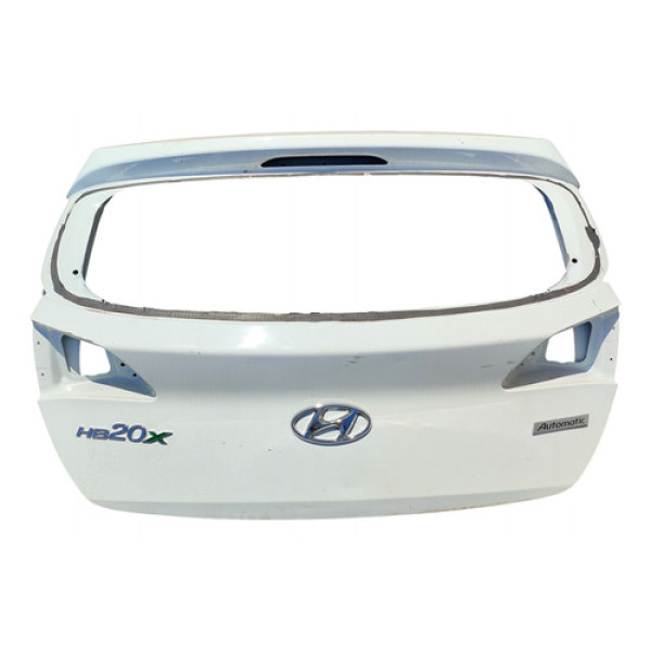Tampa Traseira Hyundai Hb20x 2016 2017 2018 2019 Branco
