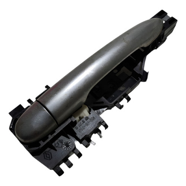 Maçaneta Ext Dianteira Direita Renault Megane 2.0 2007/2011 Prata Dianteira