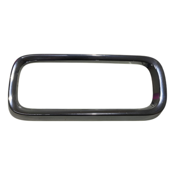 Aplique Grade Parachoque Jeep Renegade 2.0 2016/2020 Detalhe Prata