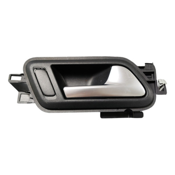 Maçaneta Interna Diant Direito Vw Amarok V6 2018 2019 2020 Prata Dianteira