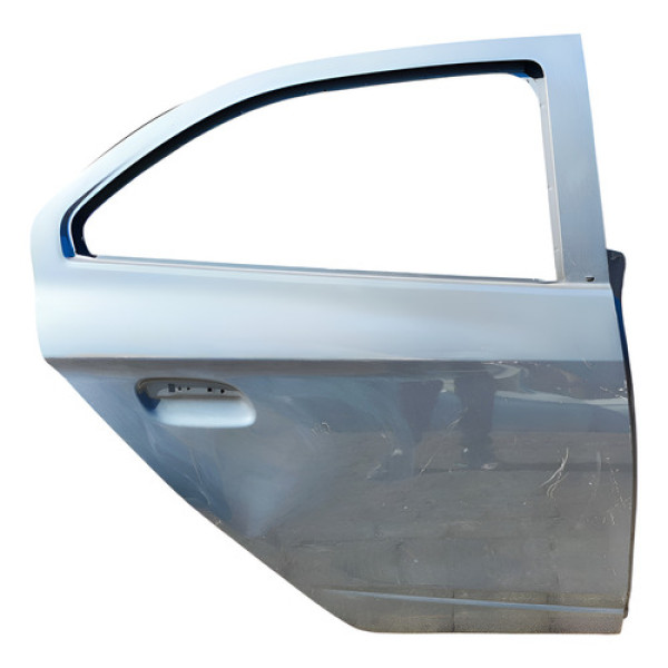 Porta Traseira Direita Chevrolet Prisma 2014 A 2017 Detalhe Traseira Direita Cinza