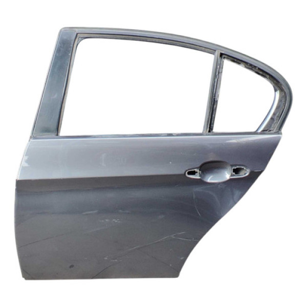 Porta Traseira Esquerda Bmw 320i - 2016 2017 2018  Traseira Esquerda Cinza/chumbo