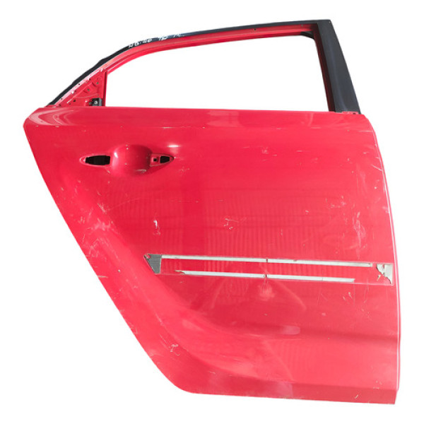 Porta Traseira Direita Hyundai Hb20 Hatch 2013 2014 A 2016 Traseira Direita Vermelho