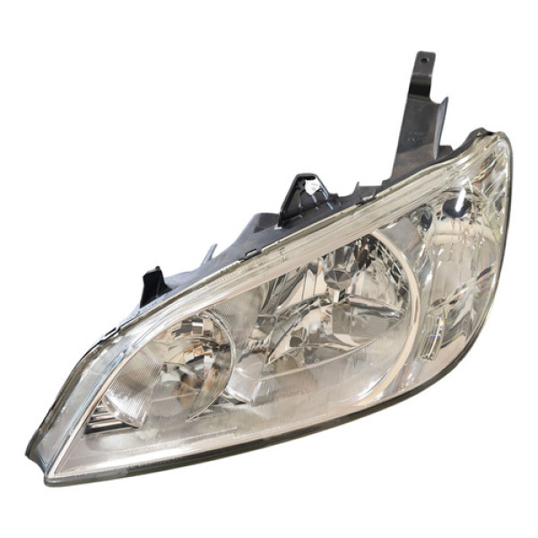 Farol Esquerdo Honda Civic 2003/2006 Foco Duplo Cromado Tyc Esquerdo