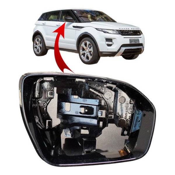 Aro Moldura Range Rover Evoque Direita 2012 2013 2014 Preto