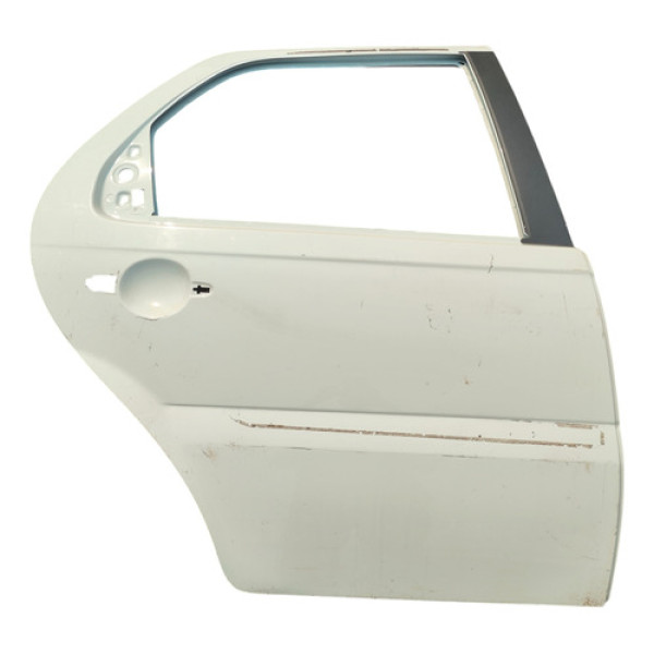 Porta Direita Traseira Fiat Palio Weekend 2008 2009 A 2012 Traseira Direita Branco