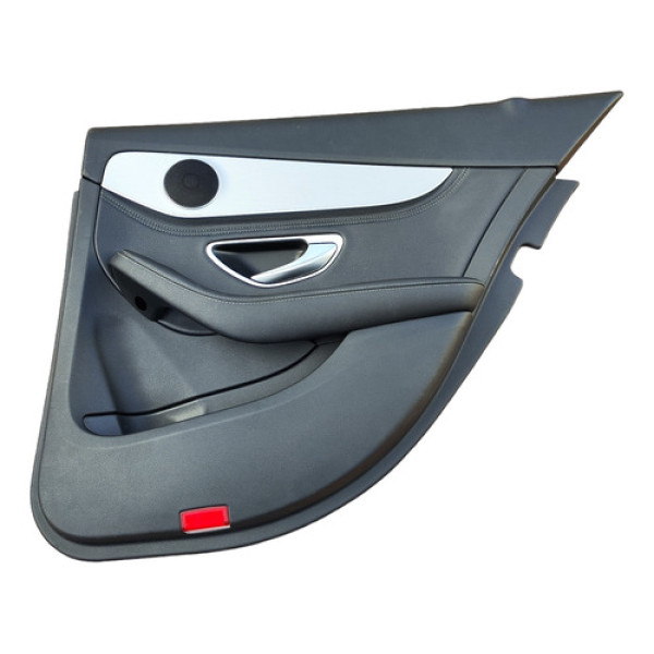 Forro Porta Traseiro Direito Mercedes C180 2015 2016 Preto