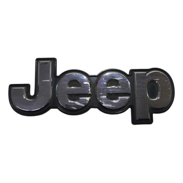 Emblema Traseiro Jeep Renegade 2.0 2016 2017 A 2020 Prata