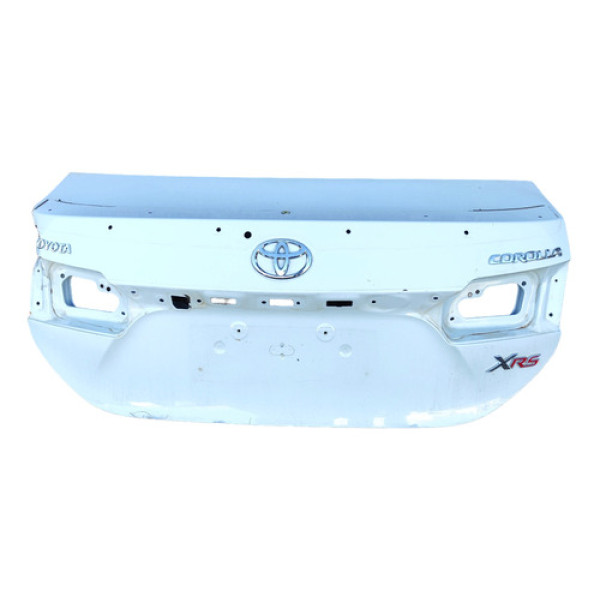 Tampa Traseira Toyota Corolla 2017/2019 Xrs Amassado Branca
