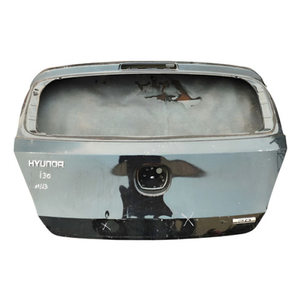 Tampa Traseira Porta Malas Hyundai I30 2.0 2010 2011 2012 Prateado