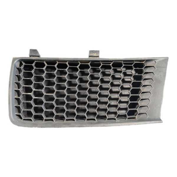 Grade Parachoque Dianteiro Logan Sandero Esquerdo 2007 A 14 Preto Plástico