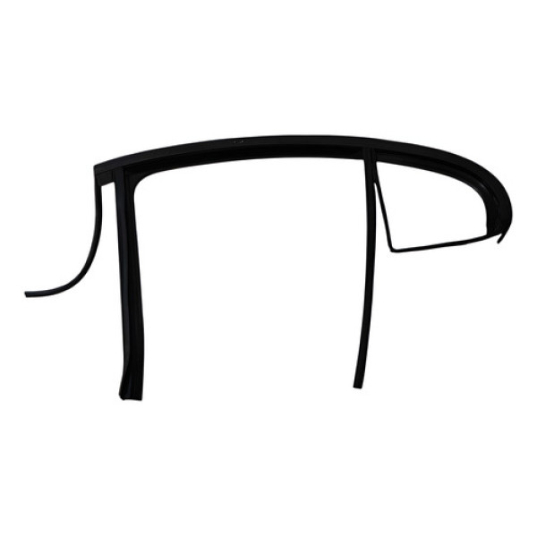 Guarnição Porta Traseira Esquerda Renault Fluence 2011/2014 Preto