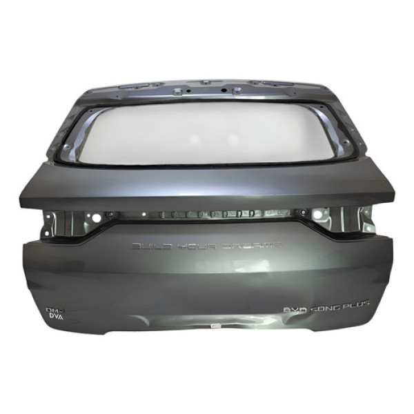 Tampa Traseira Porta Malas Byd Song Plus 2023 2024 Detalhe  Prata