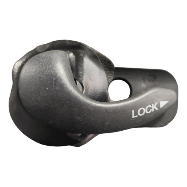 Maçaneta Interna Esq Fiat Palio 1996 1997 1998 1999 A 2007 Preta Dianteira/traseira