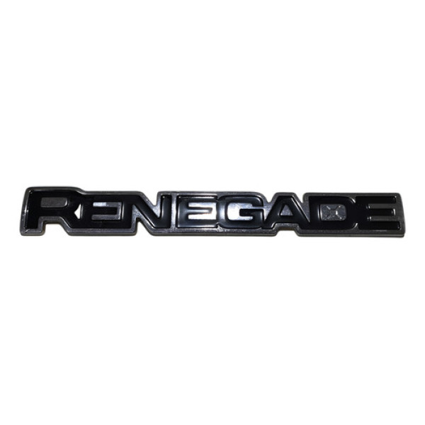Emblema Porta Dianteira Direita Jeep Renegade 2.0 2016/2020  Preto