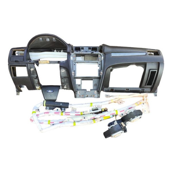 Kit Completo Painel Tabelier Ford Fusion Sel 2.5 2010 A 2012 Preto