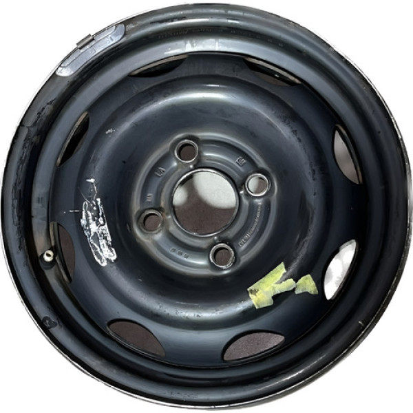 Roda De Ferro Aro 13 4 Furo Chevrolet Onix 93260709 93360956 Preto