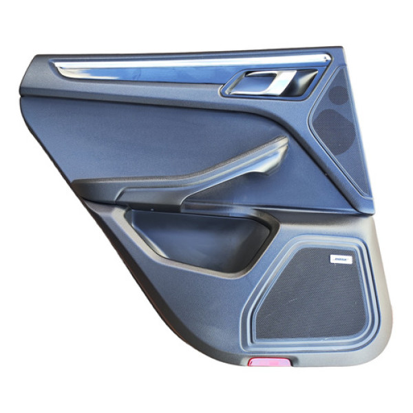 Forro Porta Traseira Esquerd Porsche Macan 2015 2016 2017 18 Preto