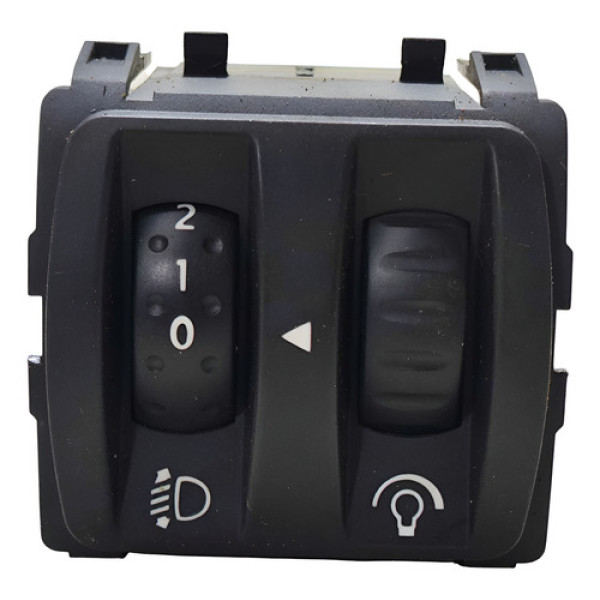 Comando Regulagem Farol 251900007r Renault Fluence 2011/2017 Preto