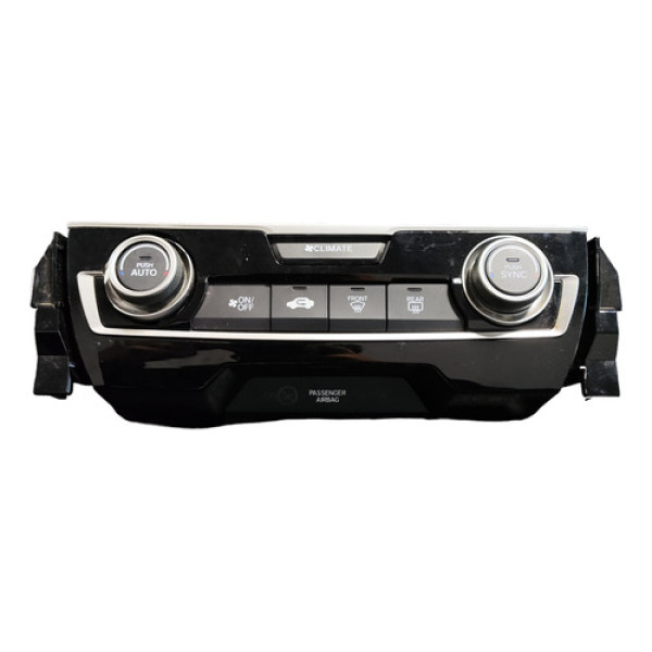 Botão Comando Ar Honda Civic 2017 2018 A 2021 C/detalhe  Preto