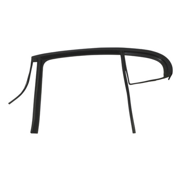 Canaleta Vidro Tras Esq Renault Fluence 2.0 2011/2017 Preto